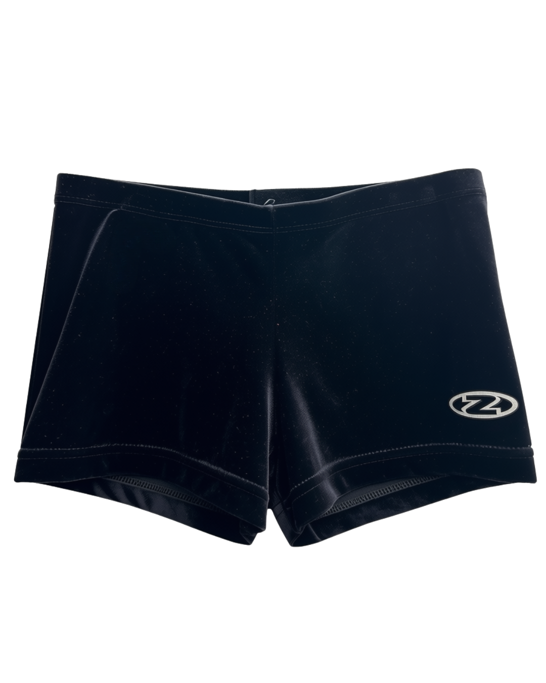 Black Velour Shorts- Personalisation available