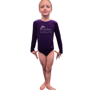 Long Sleeved Velour Leotard