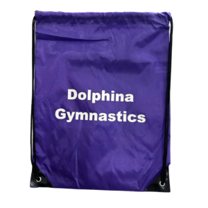 Dolphina Gymnastics Drawstring Bag